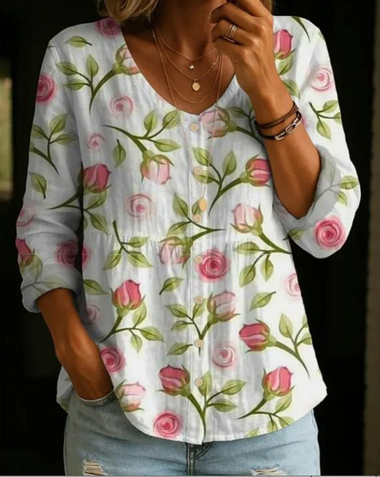 ✨✨Buy 2 Pcs Free Shipping - Women's Linen And Cotton Shirt