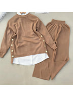 ✨✨Buy 2 Pcs Free Shipping - Women's Comfortable Pullover Sweater and Pants Two-piece Set