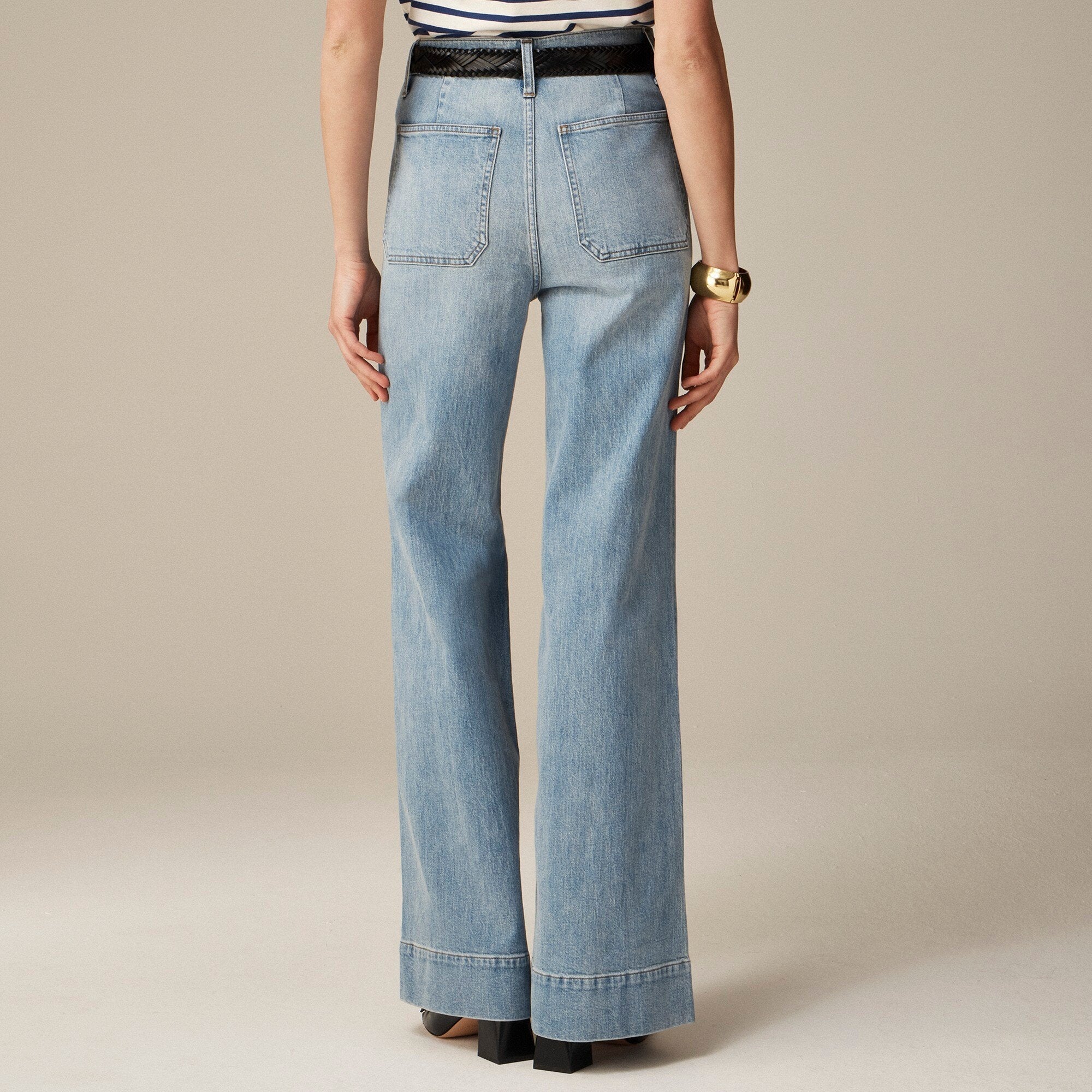 🧣👖Tummy Control Sailor Wide Leg Trouser