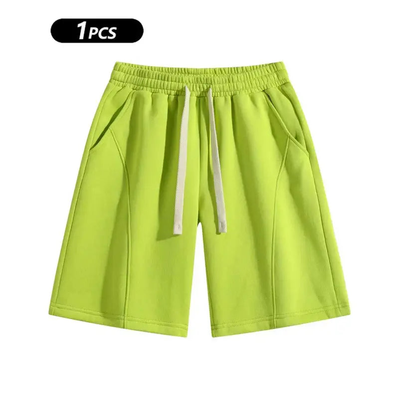 ✨✨Men's Solid Pocket Waist Shorts, Lightweight Breathable Shorts, Casual Breathable Comfortable Shorts for Running Gym Workout, Men's Bottoms for All Seasons