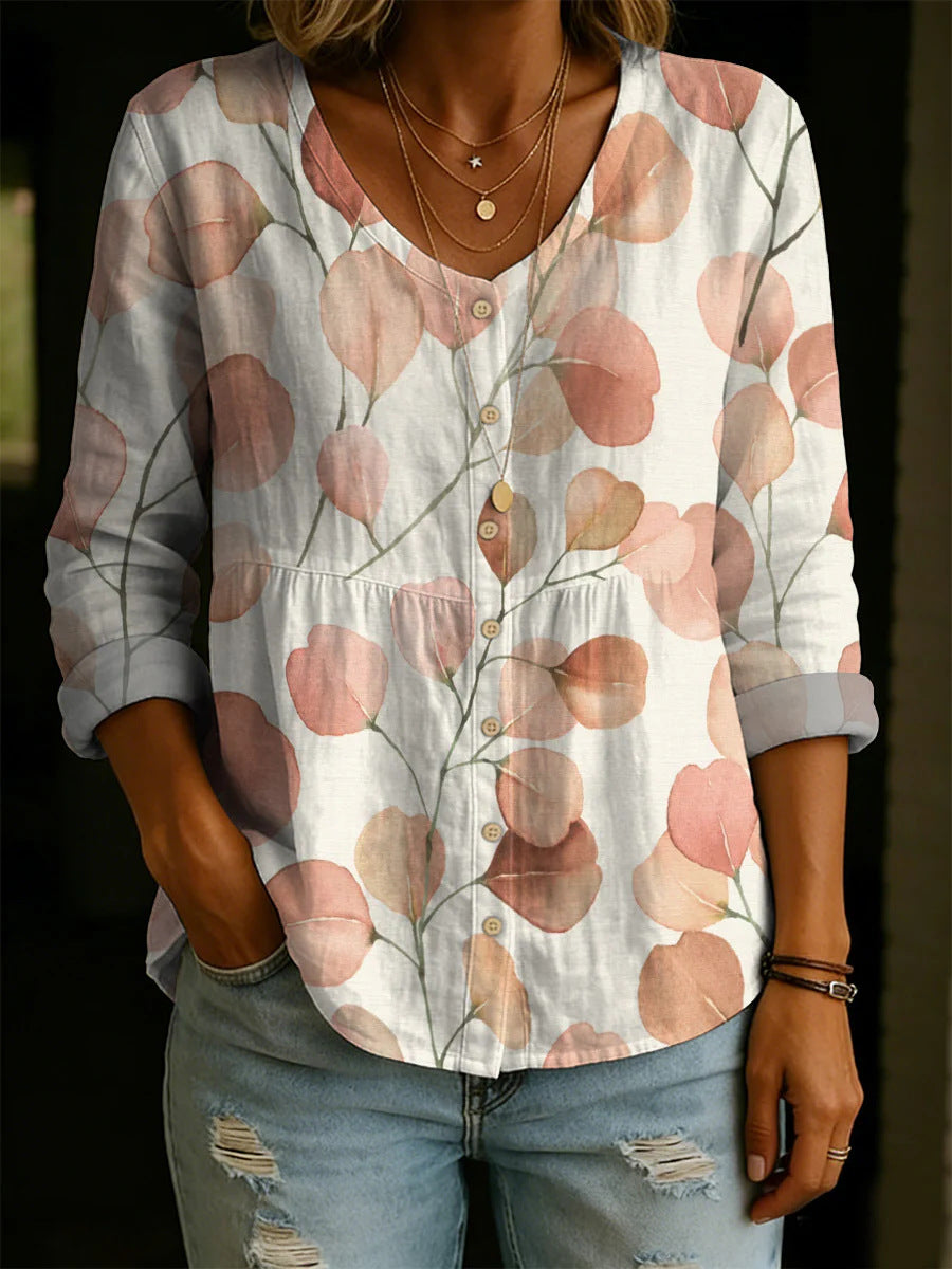 ✨✨Buy 2 Pcs Free Shipping - Women's Linen And Cotton Shirt
