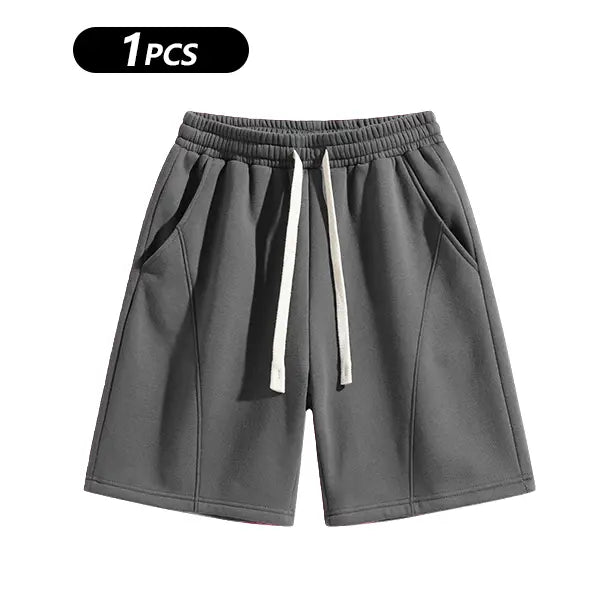 ✨✨Men's Solid Pocket Waist Shorts, Lightweight Breathable Shorts, Casual Breathable Comfortable Shorts for Running Gym Workout, Men's Bottoms for All Seasons