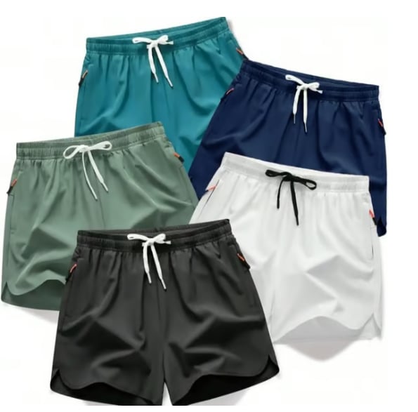 👖🏃‍♂️Men's  Running Shorts – Quick-Dry Athletic Gym Shorts (1 / 5 Pack)