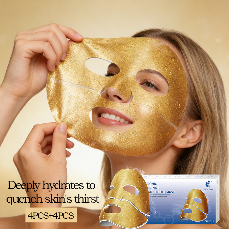 YUWEHA Hyaluronic Moisturizing Self-Heated Gold Mask