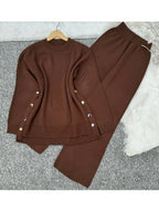 ✨✨Buy 2 Pcs Free Shipping - Women's Comfortable Pullover Sweater and Pants Two-piece Set