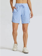 🌷🌷Hot Sale Women's Active 7 Inseam Athletic Long Running High Wasistband Shorts