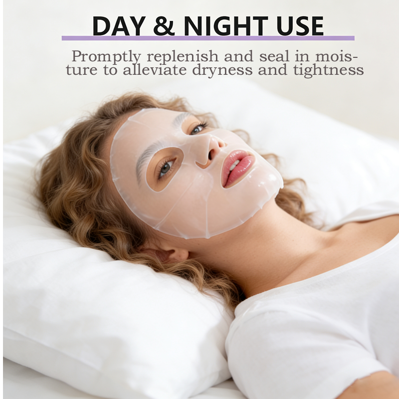 YUWEHA Collagen-Real Deep Hydrating Overnight Hydrogel Mask