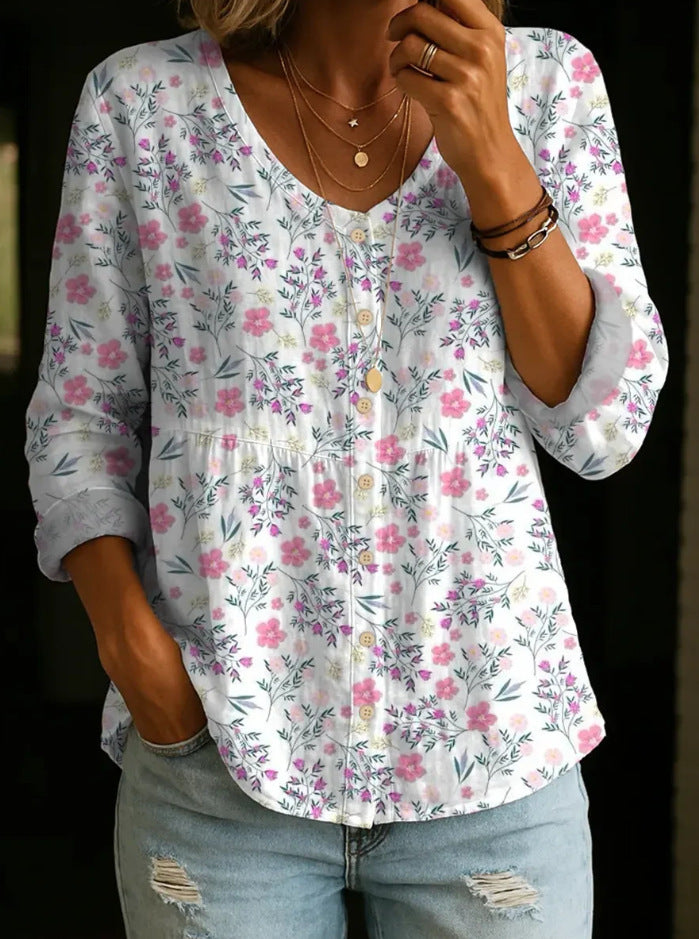 ✨✨Buy 2 Pcs Free Shipping - Women's Linen And Cotton Shirt
