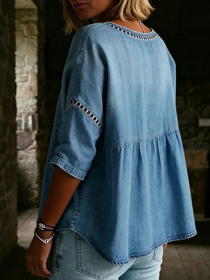 ✨✨New Arrivals🔥 Women's Vintage Casual Loose Linen Blouse Shirt
