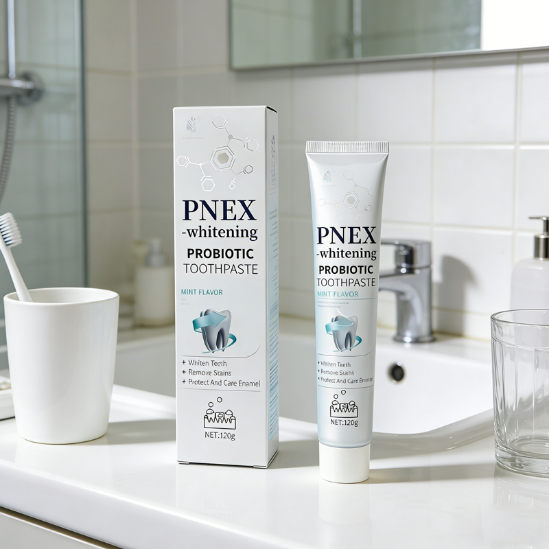 PNEX Probiotic Whitening Toothpaste: Yellow Stain Remover, Enamel Care, Long-Lasting Fresh Breath