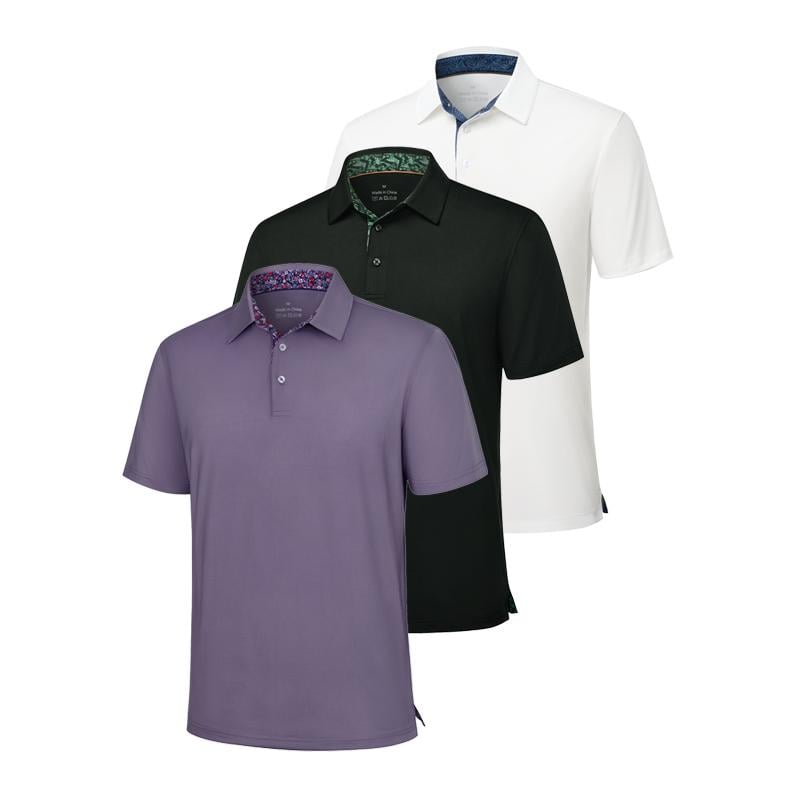 ⚡Hot Sales 49% OFF🔥Men's Polo Shirts – Soft Breathable Cotton, Comfortable Short Sleeve Casual Fit