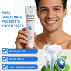 PNEX Probiotic Whitening Toothpaste: Yellow Stain Remover, Enamel Care, Long-Lasting Fresh Breath