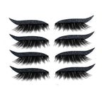 REUSABLE SELF-ADHESIVE EYELINER AND EYELASH STICKERS WITH GLITTER