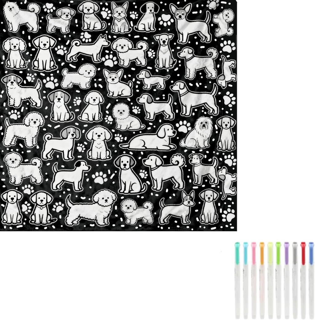 ✨✨Buy 2 Pcs Free Shipping - 🧠The Attention Rebuilder-DIY Coloring Blanket
