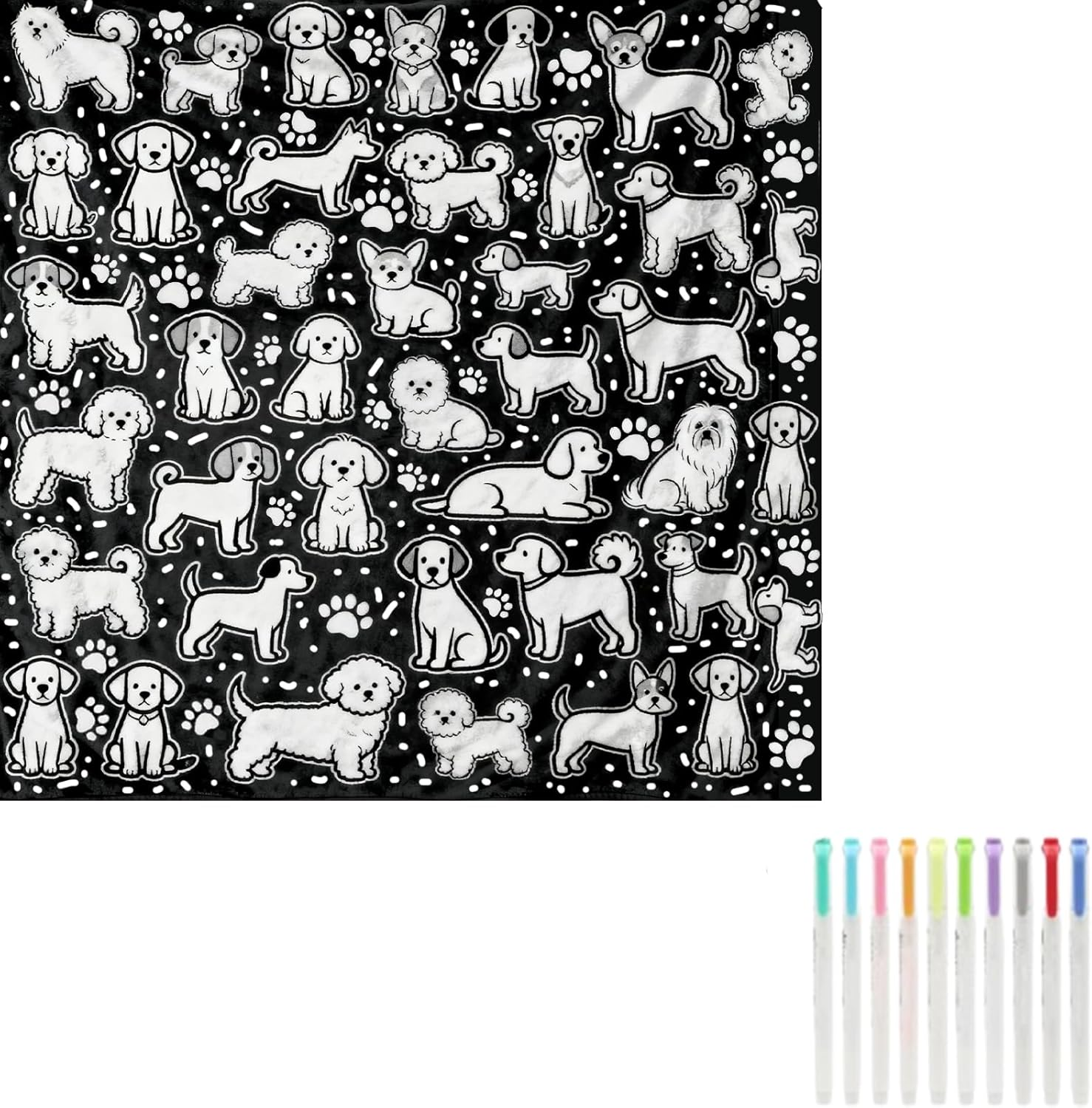 ✨✨Buy 2 Pcs Free Shipping - 🧠The Attention Rebuilder-DIY Coloring Blanket