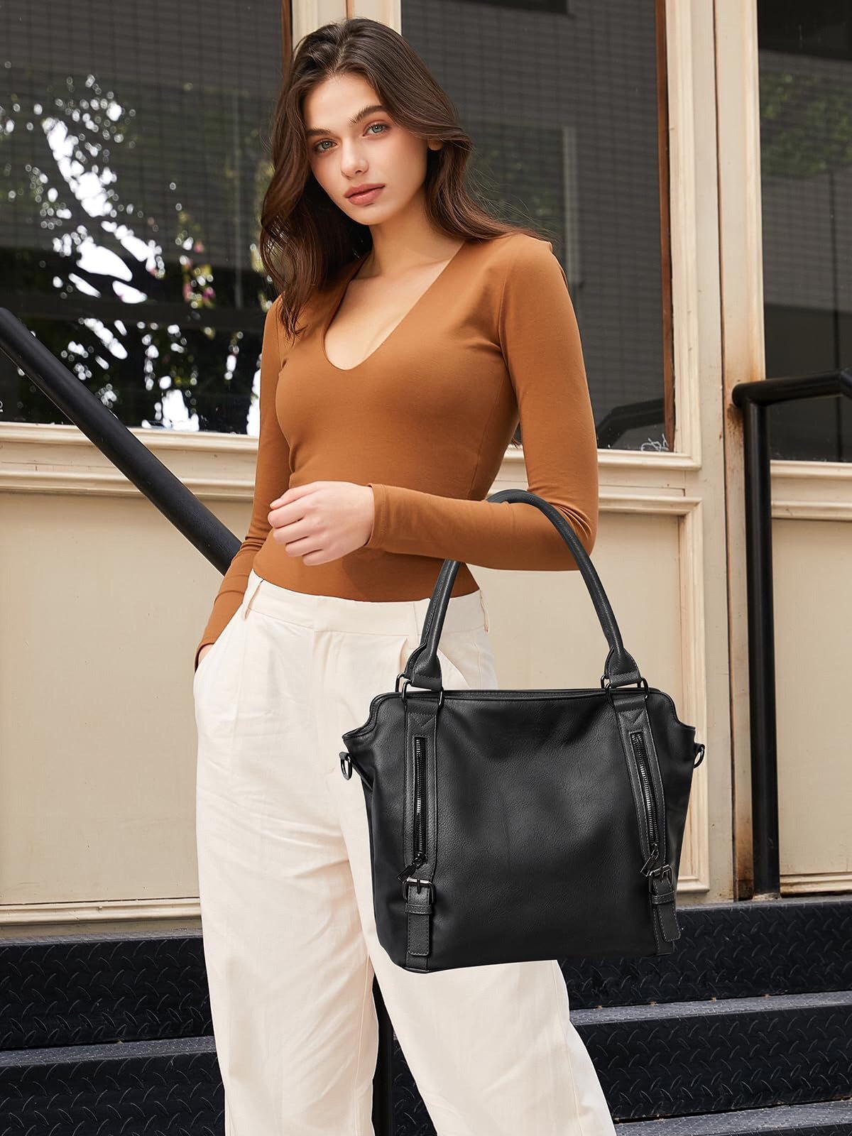 👜Purses for Women Vegan Leather Handbags