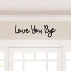 Wooden Wall Hanging Sign Decoration - No Wall Damage