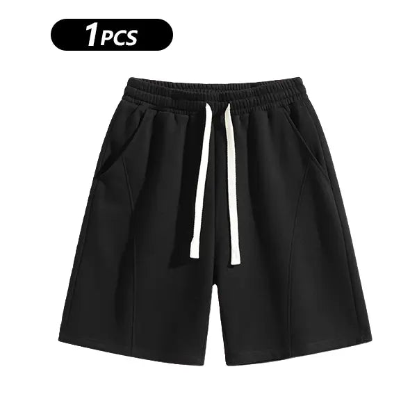 ✨✨Men's Solid Pocket Waist Shorts, Lightweight Breathable Shorts, Casual Breathable Comfortable Shorts for Running Gym Workout, Men's Bottoms for All Seasons