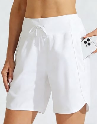 🌷🌷Hot Sale Women's Active 7 Inseam Athletic Long Running High Wasistband Shorts