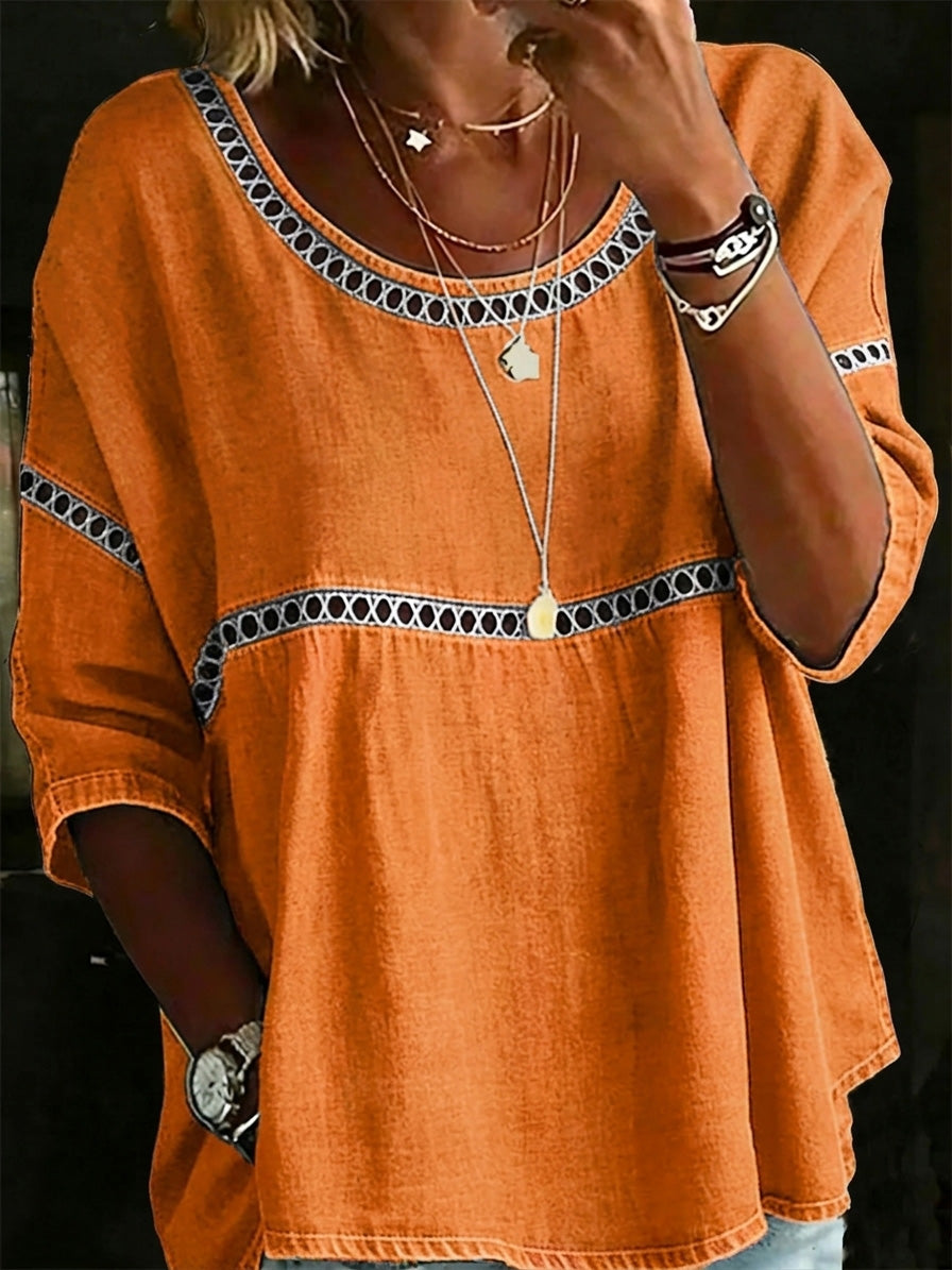 ✨✨New Arrivals🔥 Women's Vintage Casual Loose Linen Blouse Shirt