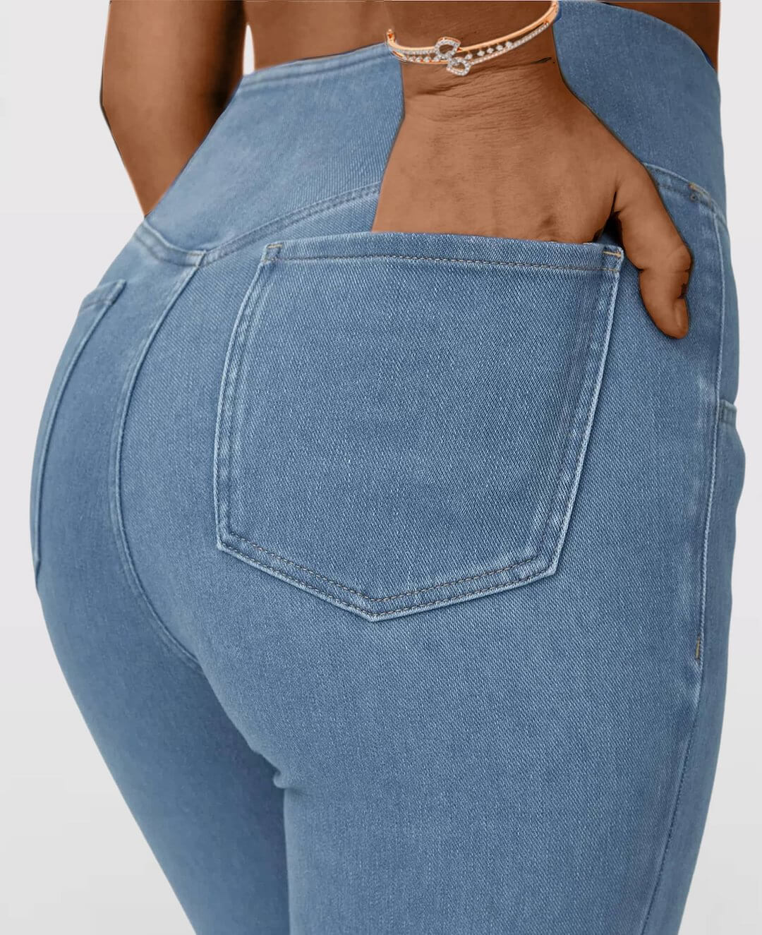 🔥Buy 2 Save $6.99 & Free Shipping - 👖Stretchy Jeans High Waisted Crossover