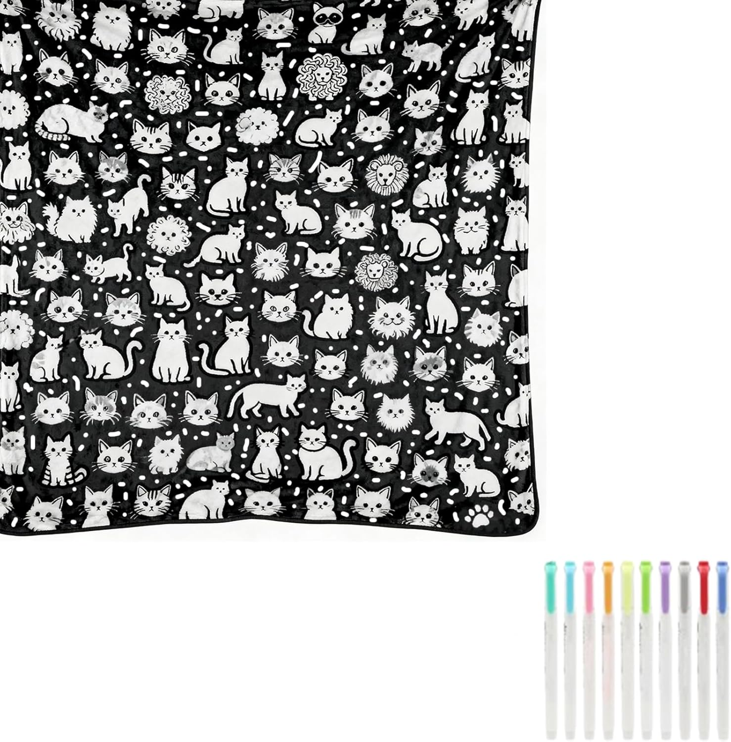 ✨✨Buy 2 Pcs Free Shipping - 🧠The Attention Rebuilder-DIY Coloring Blanket