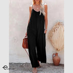 ✨✨Plus Size Women Fashion Wide Leg Suspender Jumpsuit with Pockets Curvy Overalls 【Super Stretchy】【Plus Size M-3XL】