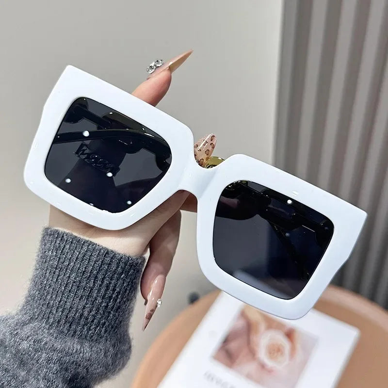 New Square Chain Sunglasses