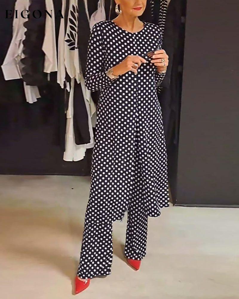 📦📦LAST DAY SAVE 49% ⏰Elegant polka dot slit suit
