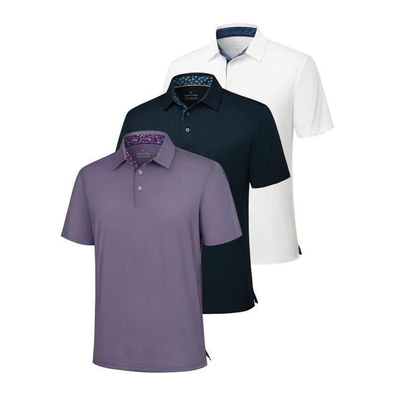 ⚡Hot Sales 49% OFF🔥Men's Polo Shirts – Soft Breathable Cotton, Comfortable Short Sleeve Casual Fit