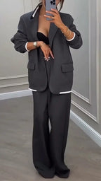 📦📦LAST DAY SAVE 49% ⏰Collared Jacket Commuter Suit
