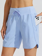 🌷🌷Hot Sale Women's Active 7 Inseam Athletic Long Running High Wasistband Shorts