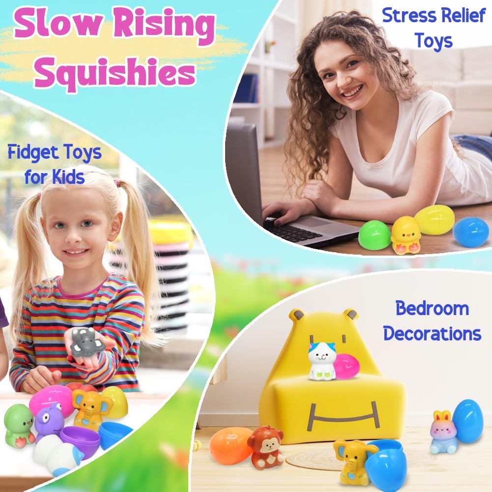 🎉Buy 2 Free Shipping🎉 - Easter Eggs Prefilled Slow Rising Squishy Toys